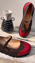 Carica l&#39;immagine nel visualizzatore di Gallery, Da Vinci - Scarpette baby Rosso e Moka

