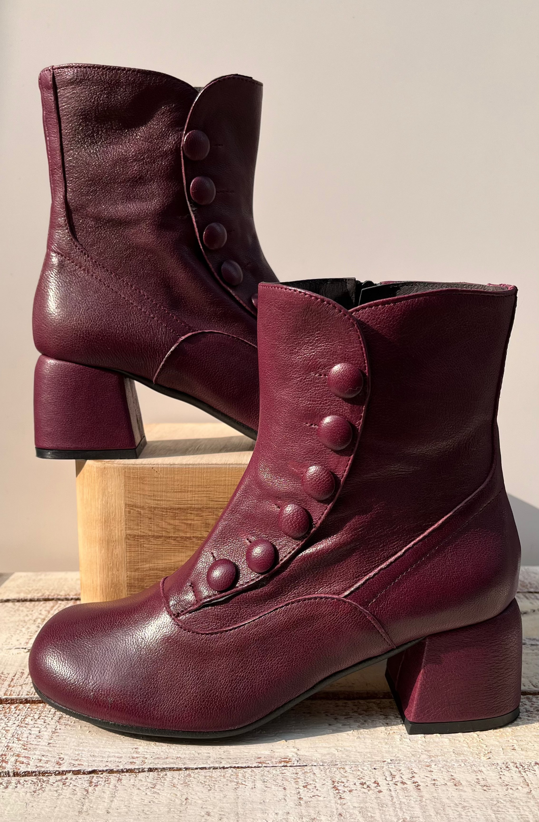 Mosaique - Tronchetto bottoncini Bordeaux