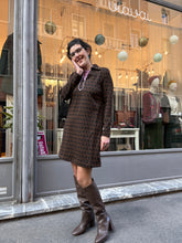 Carica l'immagine nel visualizzatore di Gallery, Surkana - Abito Marrone e Nero

