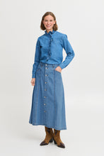 Carica l&#39;immagine nel visualizzatore di Gallery, BYoung - Gonna lunga jeans
