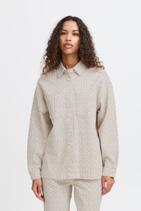 Ichi - Giubbino Jeans fiocchetti