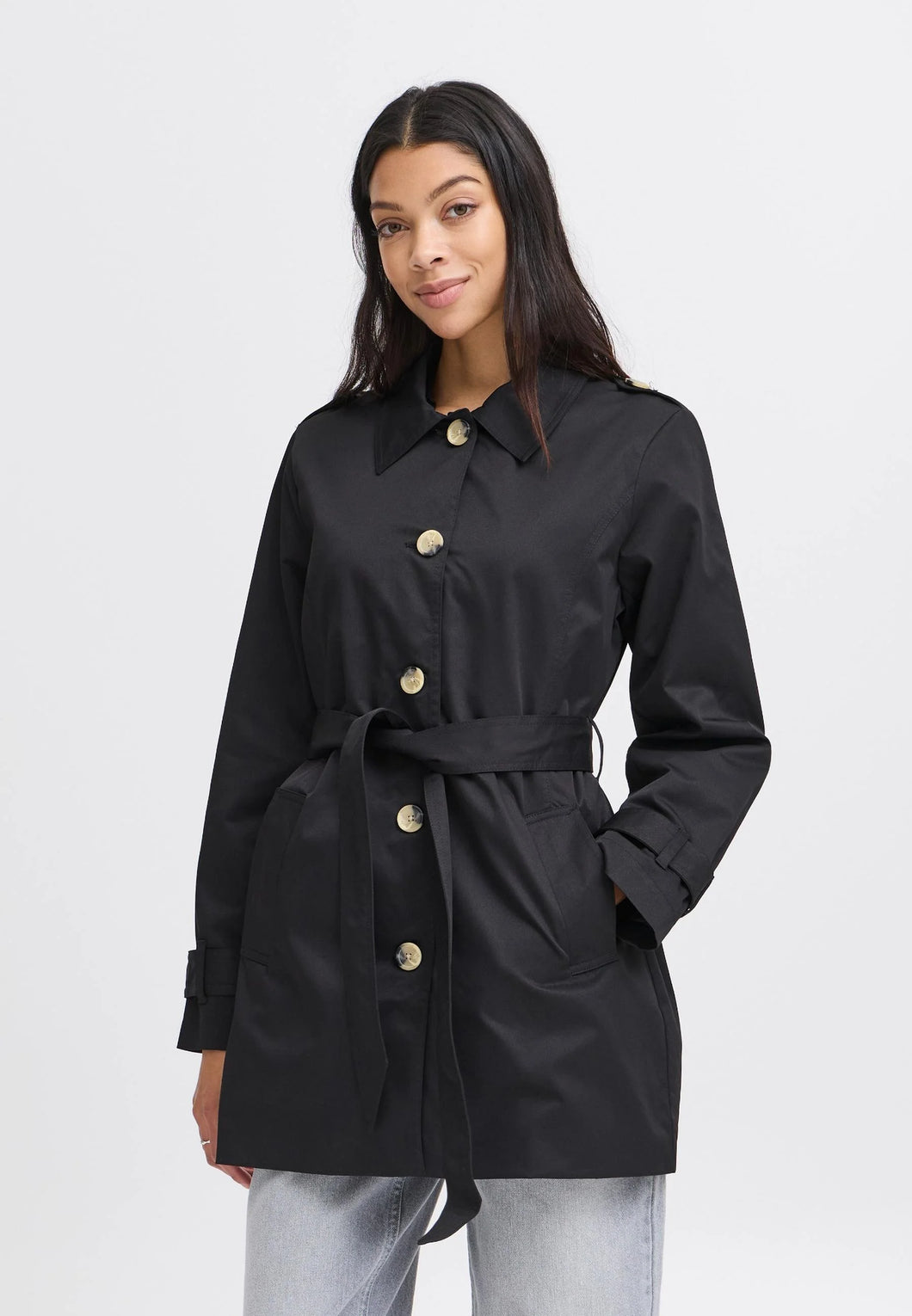 PROMO! BYoung - Trench Nero - tutte le taglie