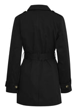 Carica l&#39;immagine nel visualizzatore di Gallery, PROMO! BYoung - Trench Nero - tutte le taglie
