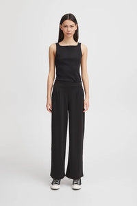 Ichi - Pantalone Kate largo Nero