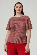 Carica l'immagine nel visualizzatore di Gallery, Surkana - Maglia Medaglioni Floreali Rosso
