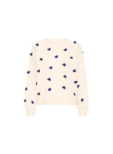 Carica l&#39;immagine nel visualizzatore di Gallery, Ichi - Felpa Cuoricini Blu
