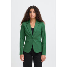 Carica l'immagine nel visualizzatore di Gallery, Ichi - Giacca elasticizzata Kate Verde Pino

