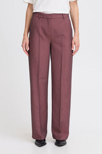 BYoung - Pantalone classico rosato melange