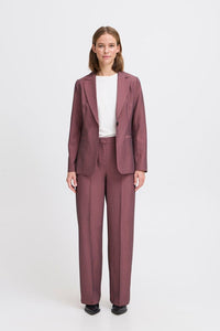 BYoung - Pantalone classico rosato melange