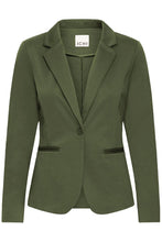 Carica l'immagine nel visualizzatore di Gallery, Ichi - Giacca elasticizzata Kate Verde Oliva
