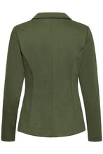 Carica l'immagine nel visualizzatore di Gallery, Ichi - Giacca elasticizzata Kate Verde Oliva
