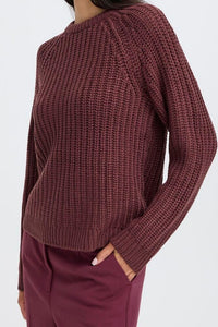 BYoung - Maglione Bordeaux
