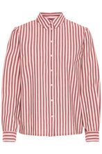 Carica l&#39;immagine nel visualizzatore di Gallery, BYoung - Camicia Righe Rosa e Bordeaux
