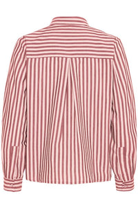 BYoung - Camicia Righe Rosa e Bordeaux