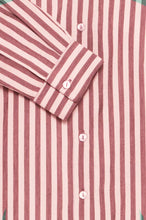 Carica l&#39;immagine nel visualizzatore di Gallery, BYoung - Camicia Righe Rosa e Bordeaux

