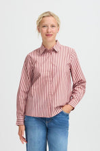 Carica l&#39;immagine nel visualizzatore di Gallery, BYoung - Camicia Righe Rosa e Bordeaux
