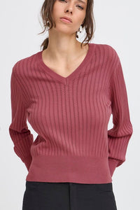 BYoung - Maglioncino traforato Rosa