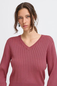 BYoung - Maglioncino traforato Rosa