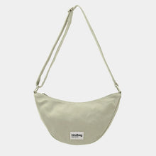 Carica l'immagine nel visualizzatore di Gallery, Hindbag - Borsa mezzaluna canvas - vari colori
