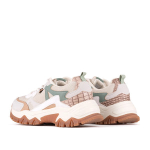 Yumas - Sneaker Panna e Salvia