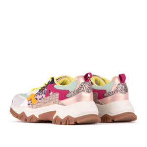 Yumas - Sneaker Multi rosa